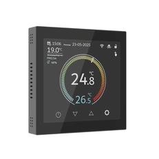 Изображение Умный сенсорный терморегулятор с LCD дисплеем (черный) W1851108