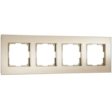 Изображение Рамка на 4 поста Senso (шампань, стекло soft-touch) W0043111